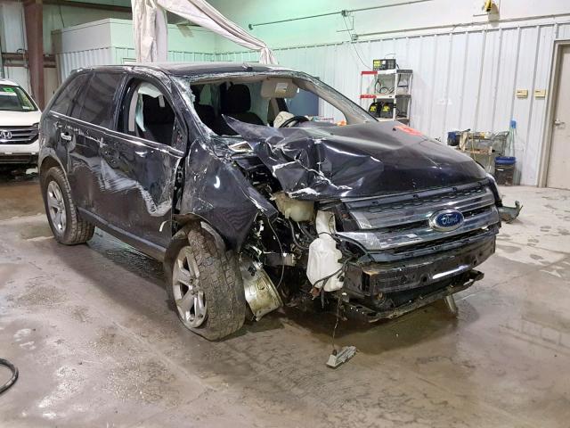 2FMDK4JC8BBA95044 - 2011 FORD EDGE SEL BLACK photo 1