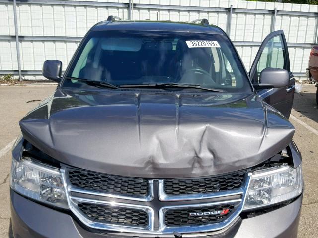 3C4PDCDG6DT588779 - 2013 DODGE JOURNEY CR GRAY photo 7