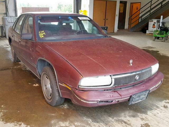 2G4WB54T3M1883216 - 1991 BUICK REGAL CUST MAROON photo 2