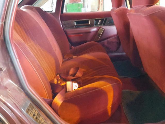 2G4WB54T3M1883216 - 1991 BUICK REGAL CUST MAROON photo 6