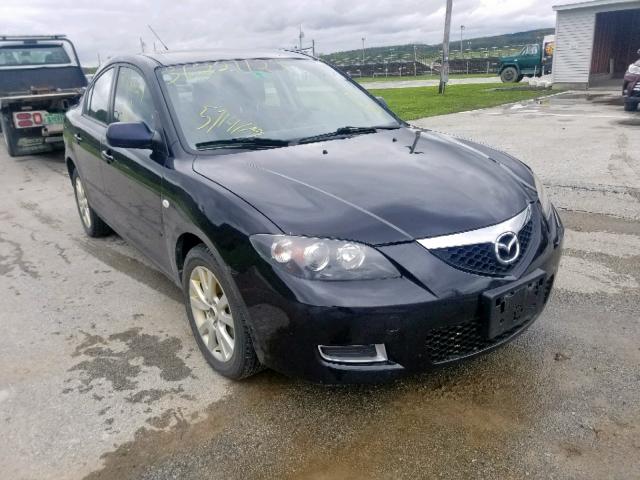 JM1BK32G981826060 - 2008 MAZDA 3 I BLACK photo 1