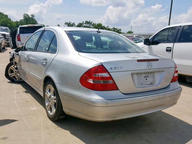 WDBUF56J56A974605 - 2006 MERCEDES-BENZ E 350 SILVER photo 3