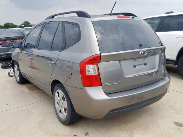 KNAFG528597221620 - 2009 KIA RONDO BASE GRAY photo 3