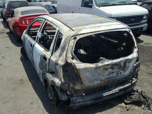 KL1TD66646B554372 - 2006 CHEVROLET AVEO BASE Күйген фото 3