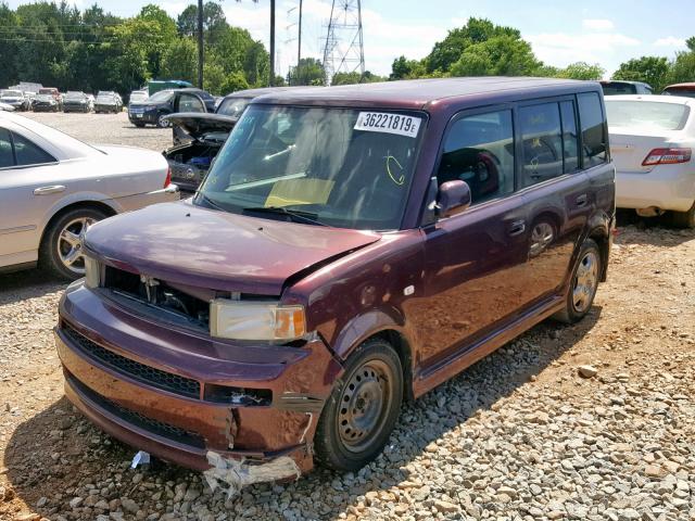 JTLKT324250194687 - 2005 TOYOTA SCION XB 勃艮第红 照片 2