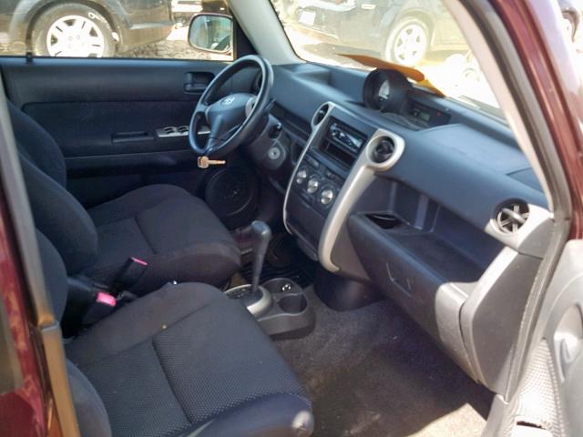 JTLKT324250194687 - 2005 TOYOTA SCION XB 勃艮第红 照片 5