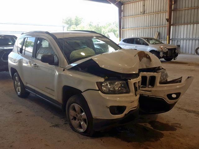 1C4NJCBAXFD226171 - 2015 JEEP COMPASS SP თეთრი ფოტო 1
