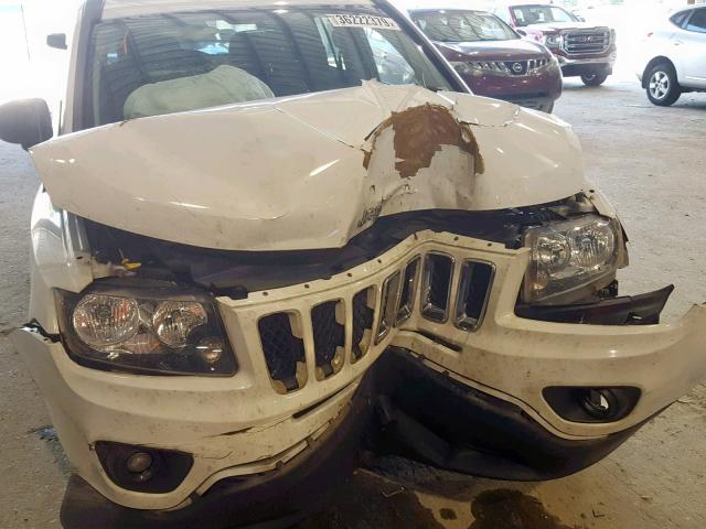 1C4NJCBAXFD226171 - 2015 JEEP COMPASS SP თეთრი ფოტო 9