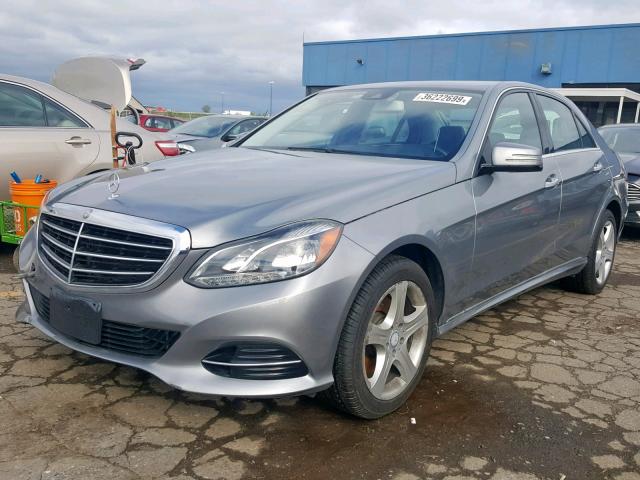 WDDHF5KBXEA834233 - 2014 MERCEDES-BENZ E 350 GRAY photo 2