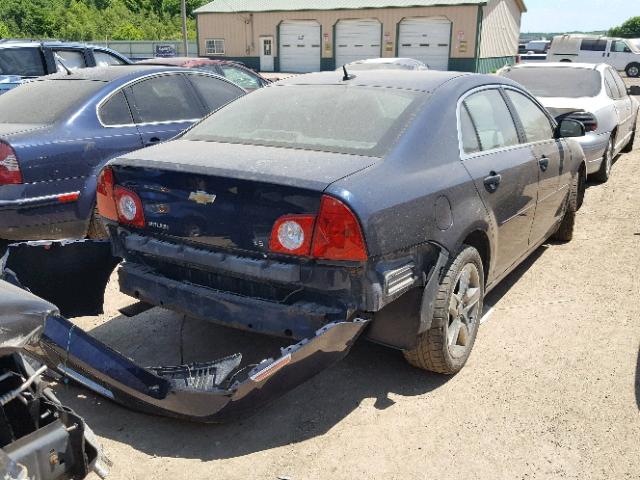 1G1ZG57BX9F209983 - 2009 CHEVROLET MALIBU LS BLUE photo 4