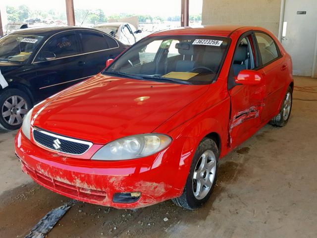 KL5JD66ZX6K347128 - 2006 SUZUKI RENO RED photo 2