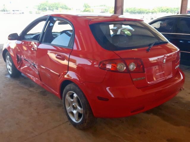 KL5JD66ZX6K347128 - 2006 SUZUKI RENO RED photo 3