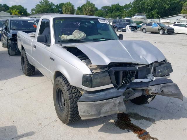 1FTYR10E94PB13291 - 2004 FORD RANGER SILVER photo 1