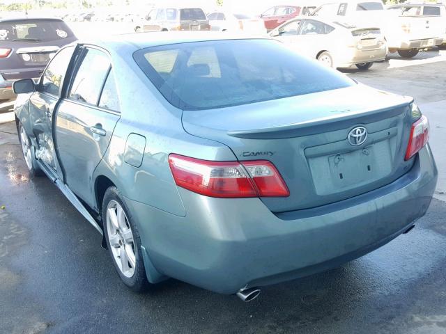 4T1BK46K07U556052 - 2007 TOYOTA CAMRY NEW GREEN photo 3