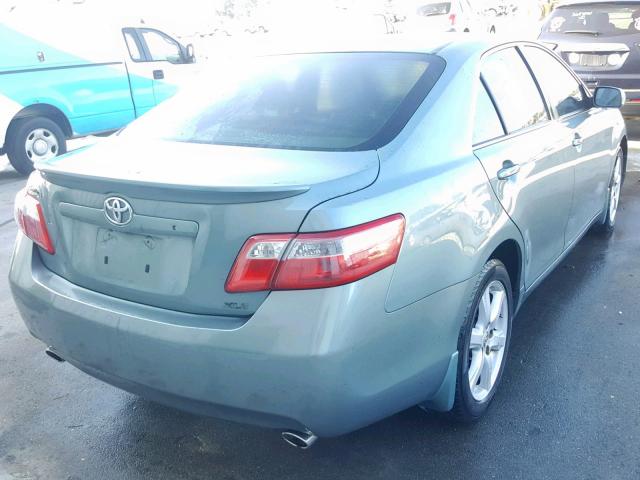 4T1BK46K07U556052 - 2007 TOYOTA CAMRY NEW GREEN photo 4