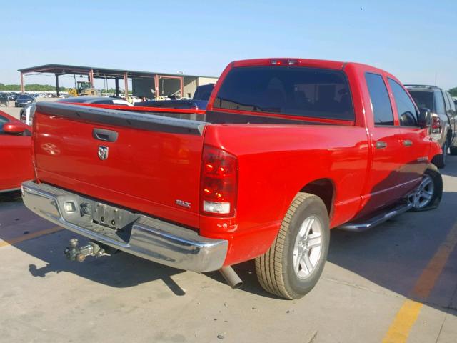 1D7HA18N36S515048 - 2006 DODGE RAM 1500 S RED photo 4