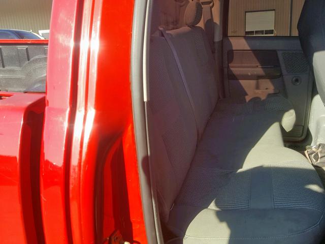 1D7HA18N36S515048 - 2006 DODGE RAM 1500 S RED photo 6