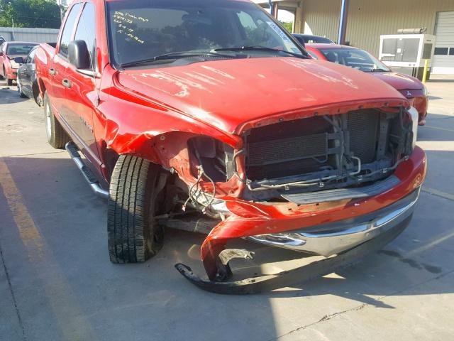 1D7HA18N36S515048 - 2006 DODGE RAM 1500 S RED photo 9