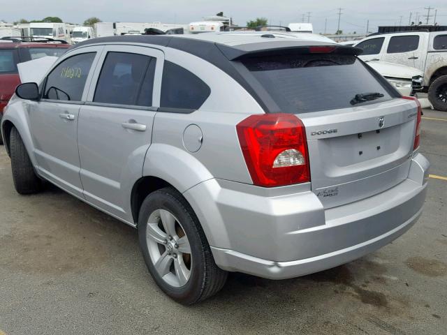 1B3CB4HA4AD635097 - 2010 DODGE CALIBER SX SILVER photo 3