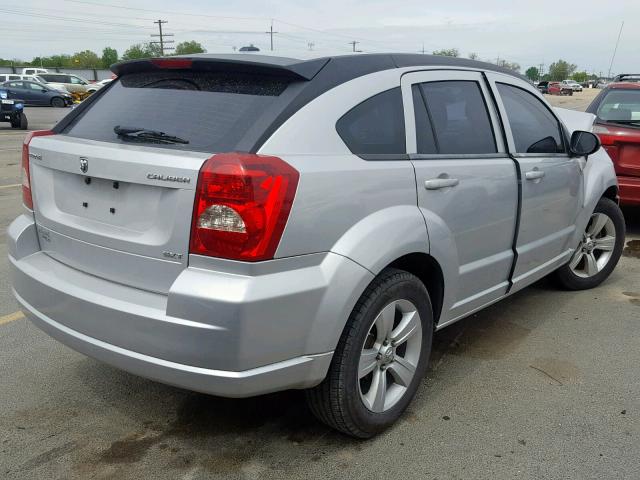 1B3CB4HA4AD635097 - 2010 DODGE CALIBER SX SILVER photo 4