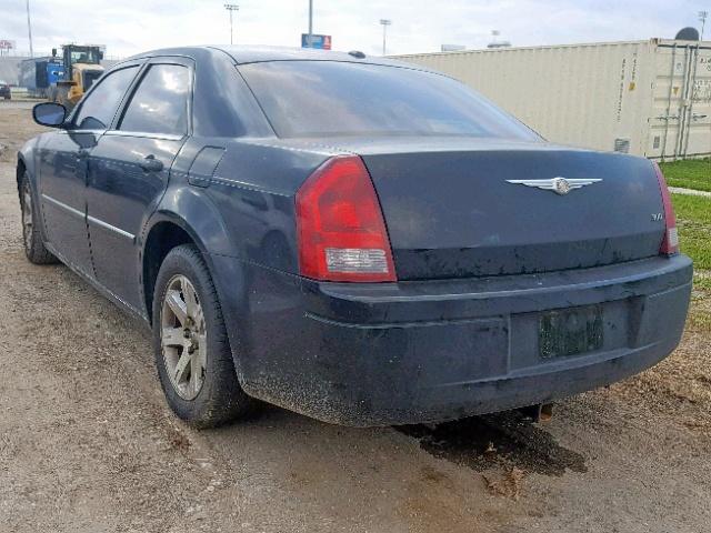 2C3LA43RX7H860929 - 2007 CHRYSLER 300 BLACK photo 3