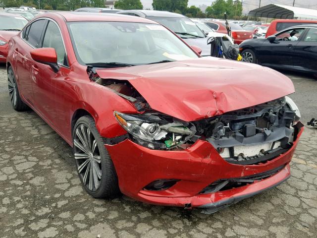 JM1GJ1W68E1134298 - 2014 MAZDA 6 GRAND TO RED photo 1