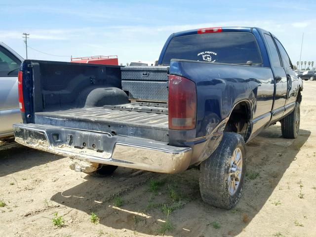 3D7KU28C23G862536 - 2003 DODGE RAM 2500 S ლურჯი ფოტო 4