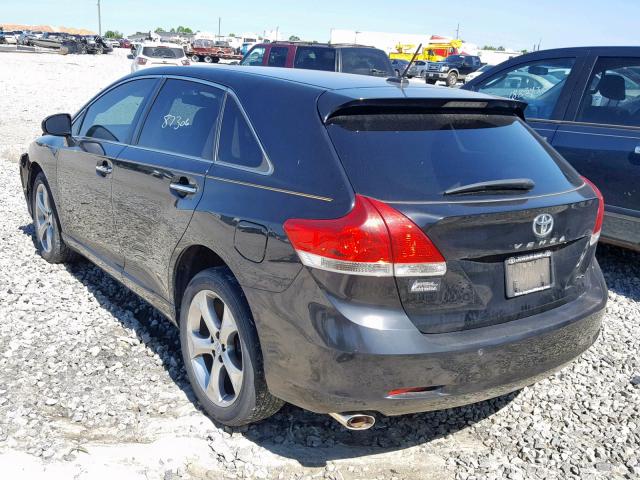 4T3ZK3BB6BU041488 - 2011 TOYOTA VENZA BLACK photo 3