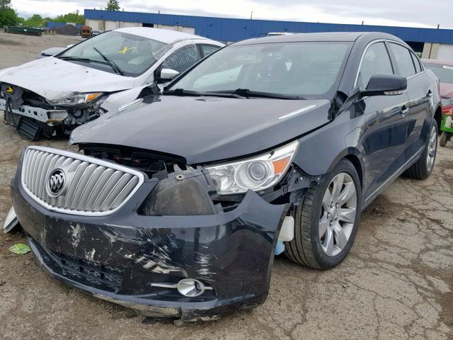 1G4GC5ED0BF302950 - 2011 BUICK LACROSSE C BLACK photo 2