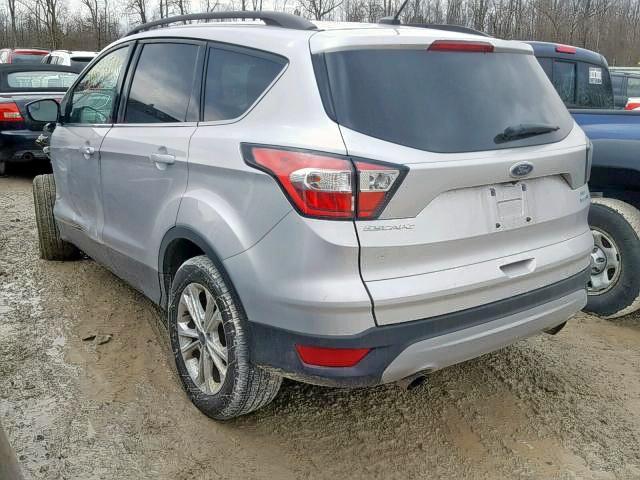 1FMCU9GD1JUB07367 - 2018 FORD ESCAPE SE GRAY photo 3