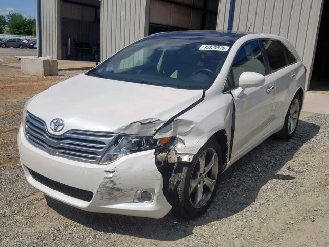 4T3ZK11A79U016123 - 2009 TOYOTA VENZA WHITE photo 2