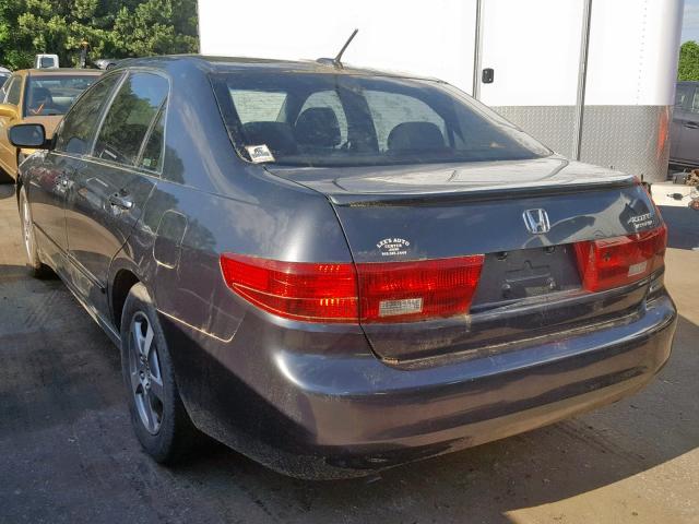 JHMCN365X5C014236 - 2005 HONDA ACCORD HYB GRAY photo 3