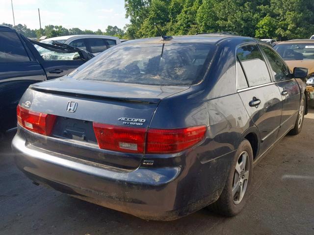 JHMCN365X5C014236 - 2005 HONDA ACCORD HYB GRAY photo 4