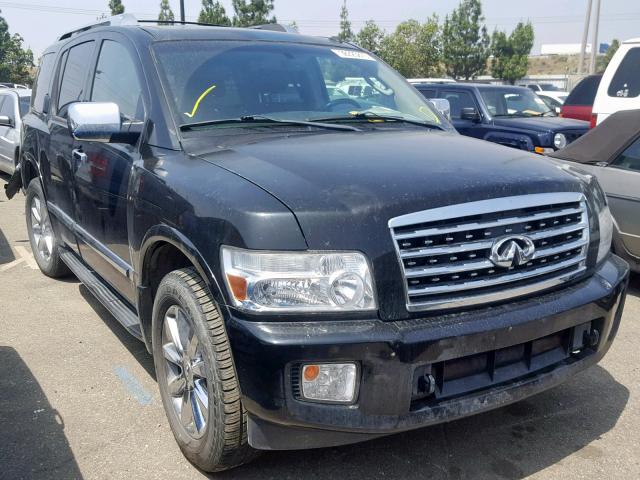 5N3AA08C38N903826 - 2008 INFINITI QX56 BLACK photo 1