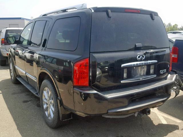 5N3AA08C38N903826 - 2008 INFINITI QX56 BLACK photo 3