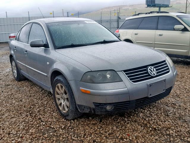 WVWPD63B63P184682 - 2003 VOLKSWAGEN PASSAT GLS GRAY photo 1