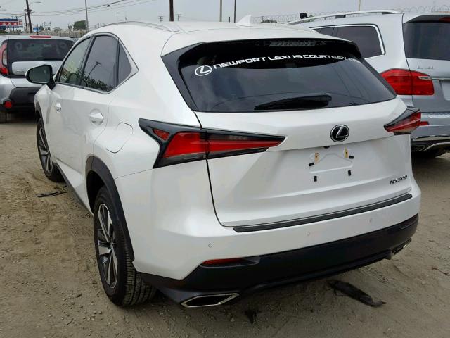 JTJYARBZ3K2117558 - 2019 LEXUS NX 300 WHITE photo 3