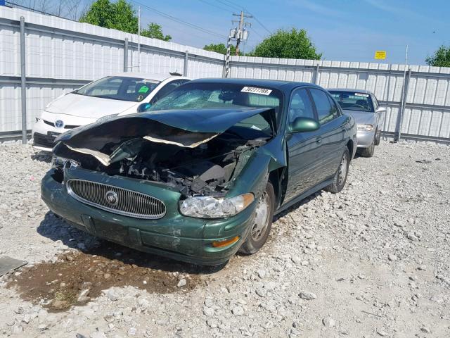 1G4HP54K134143183 - 2003 BUICK LESABRE CU GREEN photo 2