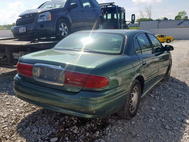 1G4HP54K134143183 - 2003 BUICK LESABRE CU GREEN photo 4