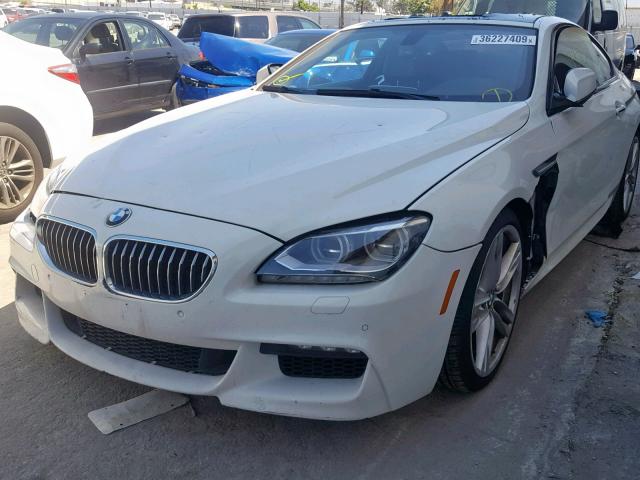 WBALW3C53DC892475 - 2013 BMW 640 I WHITE photo 2