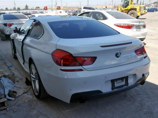 WBALW3C53DC892475 - 2013 BMW 640 I WHITE photo 3