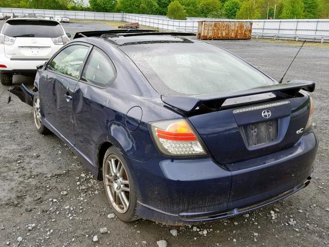 JTKDE167360092056 - 2006 TOYOTA SCION TC BLUE photo 3