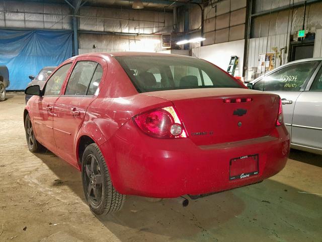 1G1AF5F55A7100860 - 2010 CHEVROLET COBALT 2LT RED photo 3