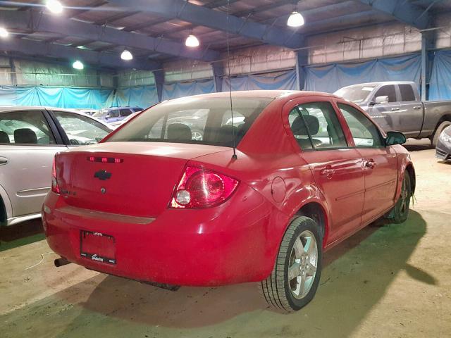 1G1AF5F55A7100860 - 2010 CHEVROLET COBALT 2LT RED photo 4