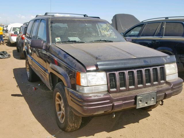 1J4GZ78Y4VC731697 - 1997 JEEP GRAND CHER MAROON photo 1