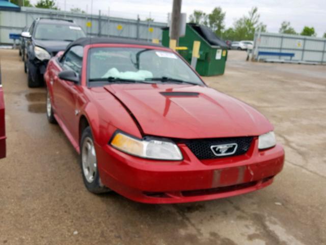 1FAFP4446XF171956 - 1999 FORD MUSTANG RED photo 1