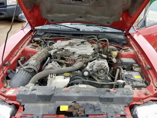 1FAFP4446XF171956 - 1999 FORD MUSTANG RED photo 7