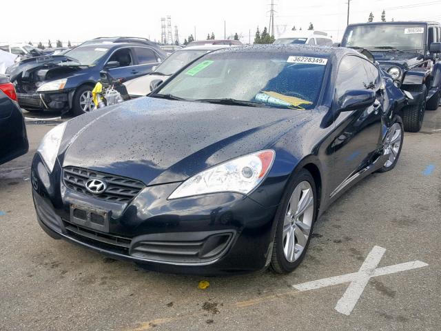 KMHHT6KD1CU067633 - 2012 HYUNDAI GENESIS CO BLACK photo 2