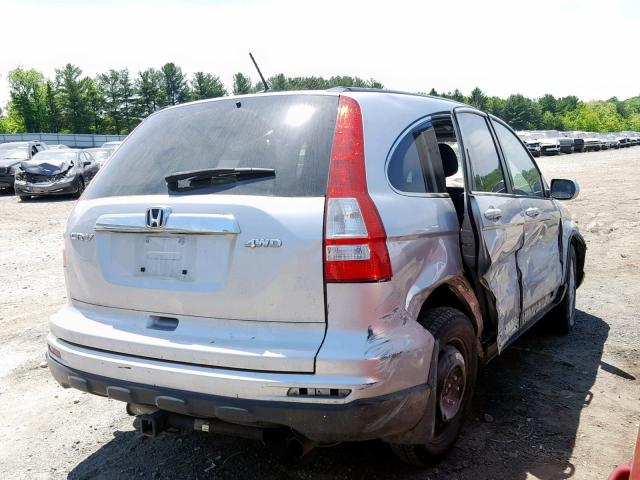 5J6RE4H76BL049720 - 2011 HONDA CR-V EXL SILVER photo 4