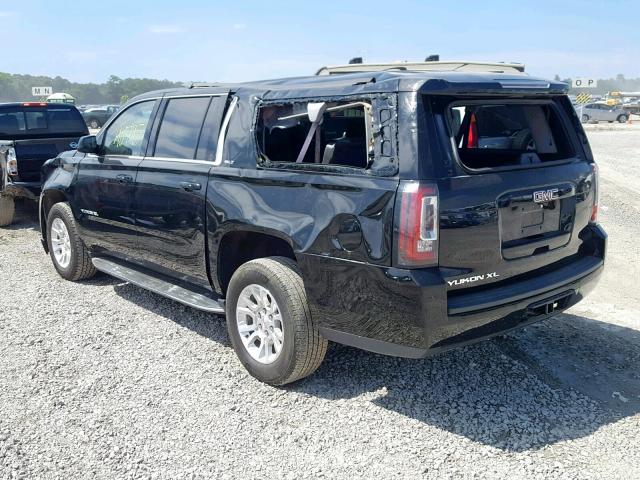 1GKS1GKC6HR332123 - 2017 GMC YUKON XL C BLACK photo 3